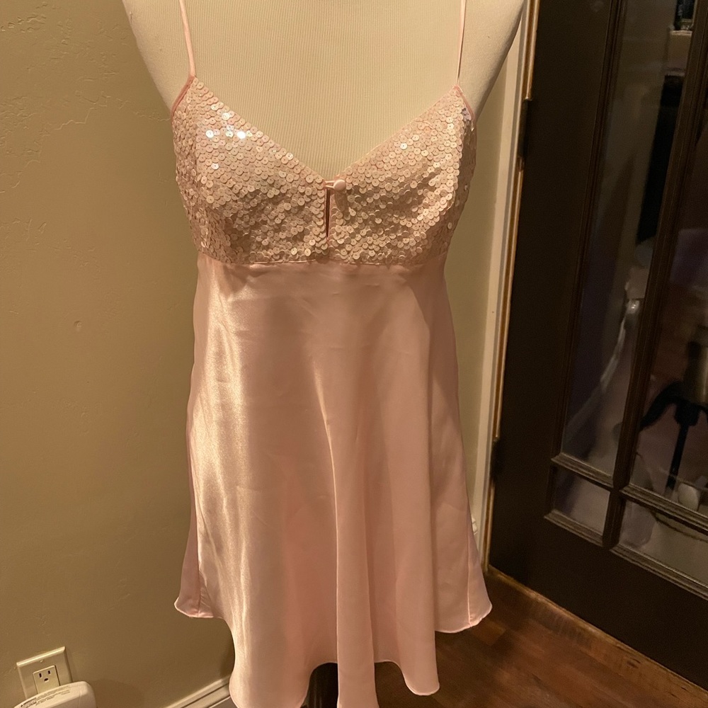 Vintage Victoria's Secret Gold Crown Label Nightie